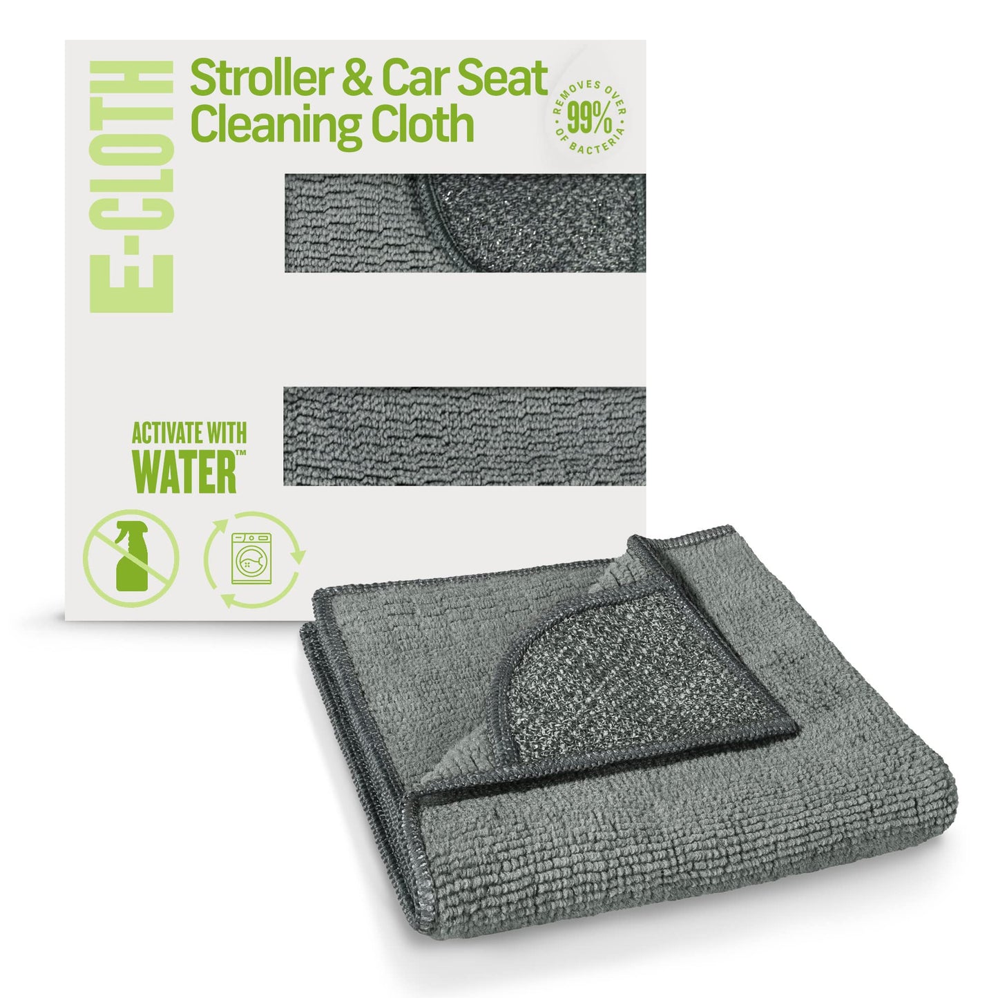 E-Cloth Stroller & Car Seat Cleaning Cloth Premium Microfiber